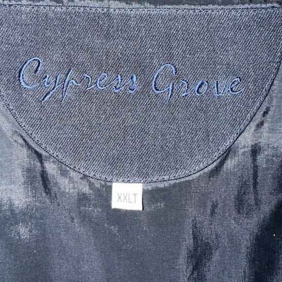 Cypress Grove 100% Silk Washed Out Black Zip Up Jacket with Pockets Size XXLT - Picture 7 of 10